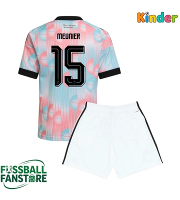 Belgien Thomas Meunier #15 Replik Auswärtstrikot Kinder WM 2026 Kurzarm (+ Kurze Hosen)